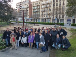 Foto grupo en Sagrada Familia